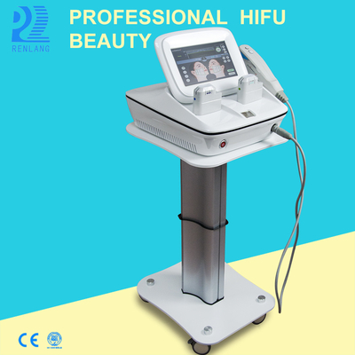 آلة التجميل HiFu عالية الكثافة بالموجات فوق الصوتية المركزة لإزالة التجاعيد