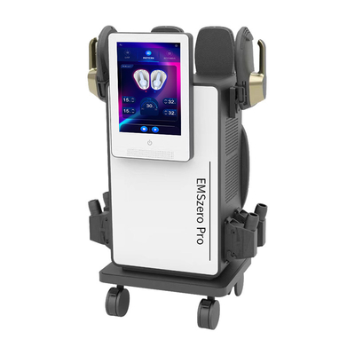 EMS آلة تشكيل الجسم مع RF EMS 4 مقبضات مع وسادة