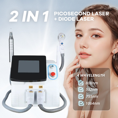 إزالة الشعر Nd Yag 755nm 808nm 1064nm آلة إزالة الشعر والوشم بالليزر