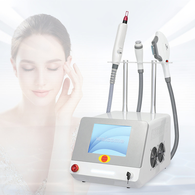 OEM إزالة الشعر إزالة الوشم إزالة الجلد تشديد الجهاز 3 مقبض RF Elight IPL Nd Yag Laser 5 في 1 آلة جمال متعددة الوظائف