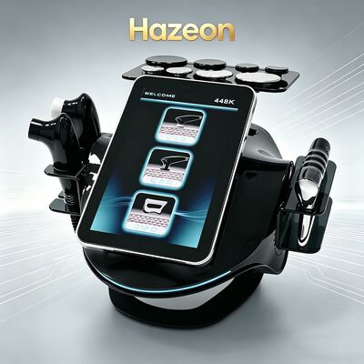 Hazeon 448kHz Tecar Therapy RET CET جهاز تشديد الجسم جهاز العناية البدنية العميقة المحمول جهاز العلاج الطبيعي ، أداة تشكيل الجسم ، جهاز إزالة الدهون مع 2 مسبار الحمى / 1 فاسيا متر