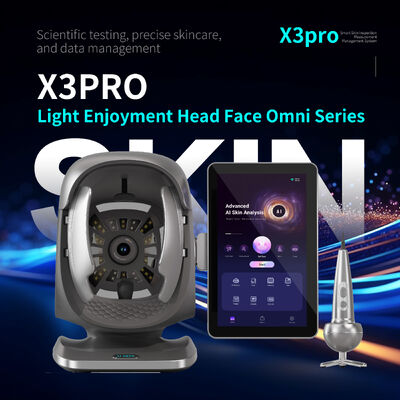 AI Magic 3D Mirror Facial Scanner Analyzer De Piel تحليل حب الشباب تحليل الجلد مسح الوجه الكامل اختبار آلة تحليل الجلد