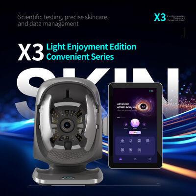 X3 محلل الجلد AI كاميرا صالون معدات تشخيص الوجه للكشف عن الجمال HD الماسح الضوئي آلة المعدات