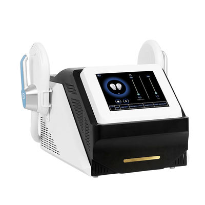 آلة تجميل التخسيس السوداء 3000 واط  بناء العضلات  نحت الجسم مقابض مزدوجة