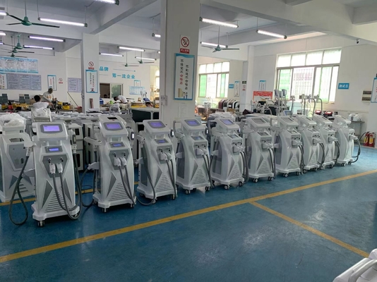 شاشة مزدوجة 3 في 1 متعدد الوظائف IPL RF Nd Yag ليزر لتجديد الجلد إزالة الشعر آلة جمال