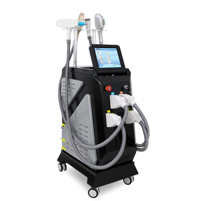 4 في 1 OPT IPL Rf Nd YAG إزالة الشعر بدون ألم تجديد الجلد آلة التجميل