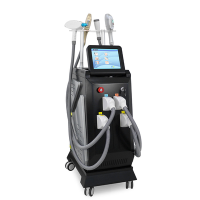4 في 1 OPT IPL Rf Nd YAG إزالة الشعر بدون ألم تجديد الجلد آلة التجميل