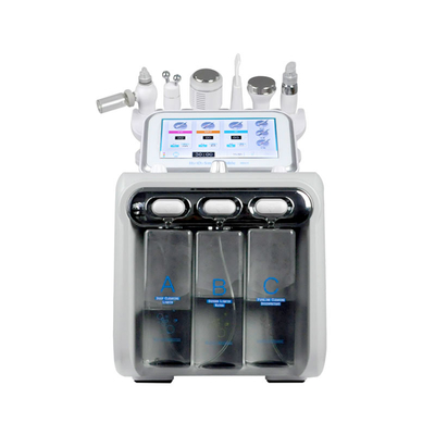 7 في 1 العناية بالبشرة متعددة الوظائف الهيدرا blackhead استخراج الهيدرو أكوا آلة تجميل الوجه مع قناع LED