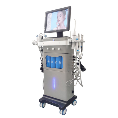 15 في 1 Hydra Dermabrasion Aqua Face Vacuum إزالة الرأس الأسود Hydro Microdermabrasion Machine
