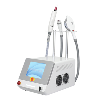 OEM إزالة الشعر إزالة الوشم إزالة الجلد تشديد الجهاز 3 مقبض RF Elight IPL Nd Yag Laser 5 في 1 آلة جمال متعددة الوظائف