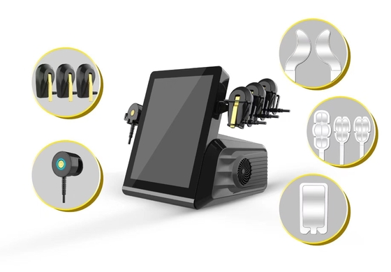 جهاز الوجه EMS RF، بدلة EMS، وسادات كهربائية، شد البشرة، شد التجاعيد، إزالة التجاعيد، مضاد للشيخوخة