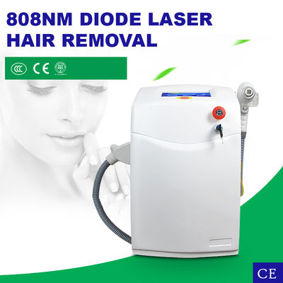 آلة إزالة الشعر بالليزر المحمولة 808nm Diode مع 20-950ms عرض النبض 1 ~ 20Hz تردد وحجم بقعة 10 X 16mm