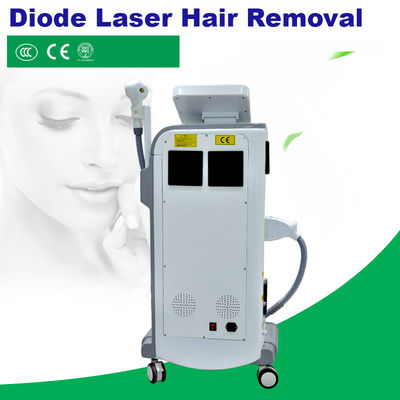 آلة إزالة الشعر بالليزر 808nm Diode مع 125*68*55cm الأبعاد و 200 مجموعة / أسبوع الإنتاج لجميع أنواع البشرة