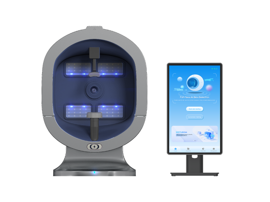 3D X5 متعدد الطيف AI مرآة سحرية محلل البشرة لصالون التجميل