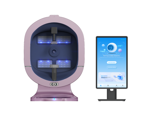 3D X5 متعدد الطيف AI مرآة سحرية محلل البشرة لصالون التجميل