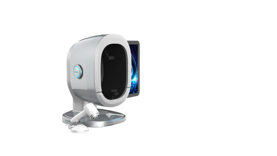 Professional-grade 36 million-pixel AI-powered skin analyzer, equipped with a precision microscopic analysis handpiece