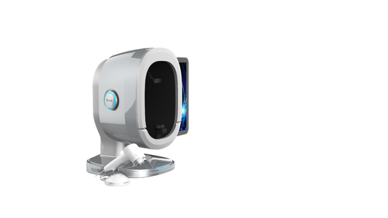 Professional-grade 36 million-pixel AI-powered skin analyzer, equipped with a precision microscopic analysis handpiece