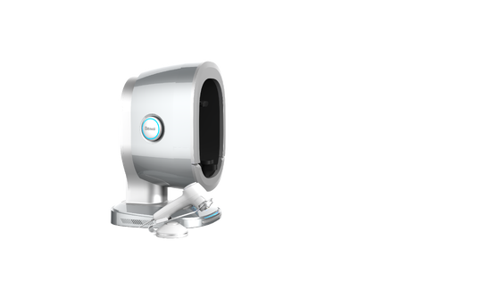 Professional-grade 36 million-pixel AI-powered skin analyzer, equipped with a precision microscopic analysis handpiece