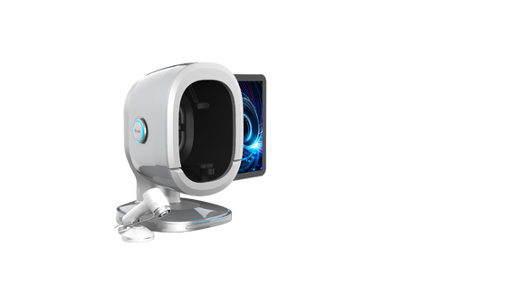 Professional-grade 36 million-pixel AI-powered skin analyzer, equipped with a precision microscopic analysis handpiece