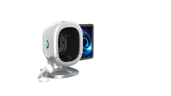 Professional-grade 36 million-pixel AI-powered skin analyzer, equipped with a precision microscopic analysis handpiece