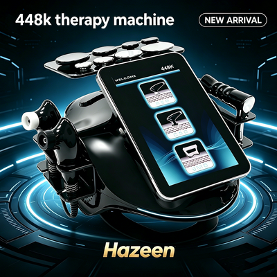 Hazeen 448K Diathermy Tecar Machine CET RET RF 448Khz العلاج الطبيعي إعادة تأهيل الجلد